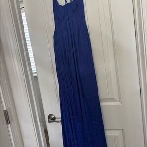 Elegant Blue Maxi Dress